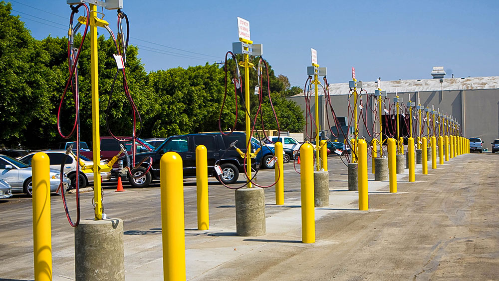 Time fill cng fueling stations
